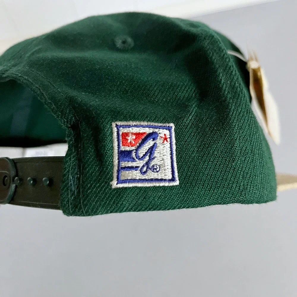 Vintage Atlanta 1996 Olympics SnapBack Hat Green Centennial Games Cap Rare New!